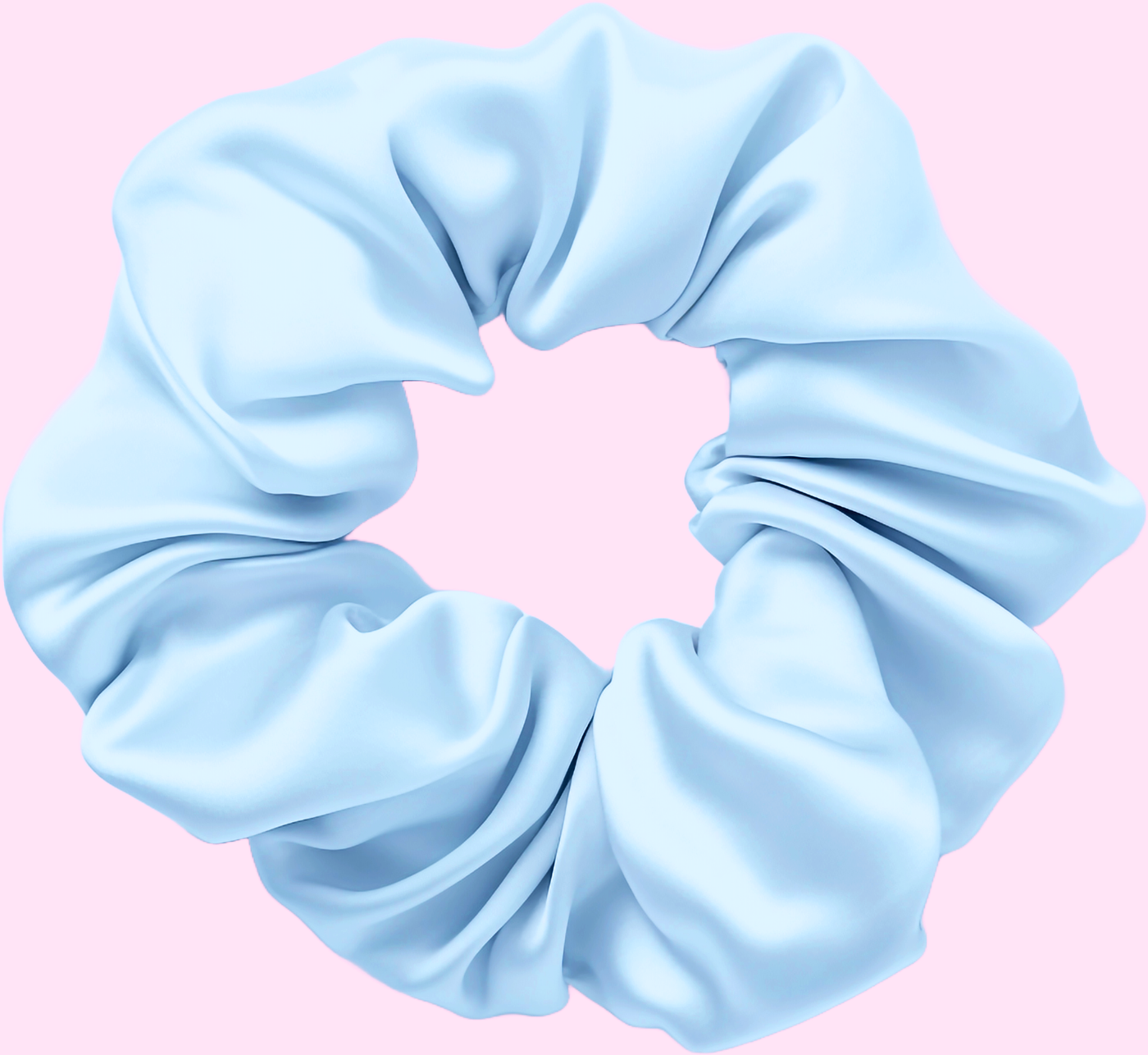 Pastel Blue Swim Scrunchie