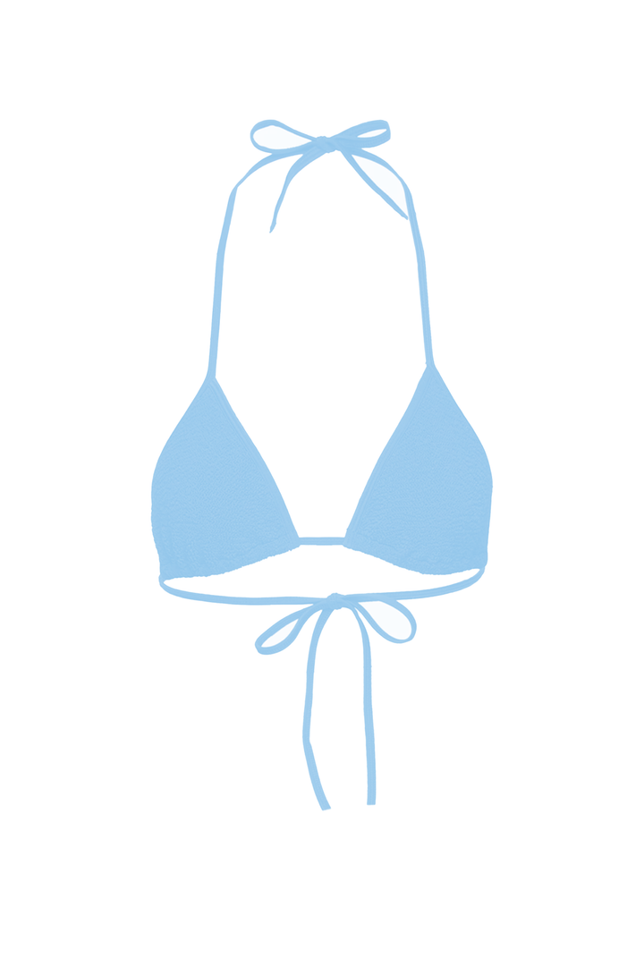 Solid Color Triangle Bikini Top
