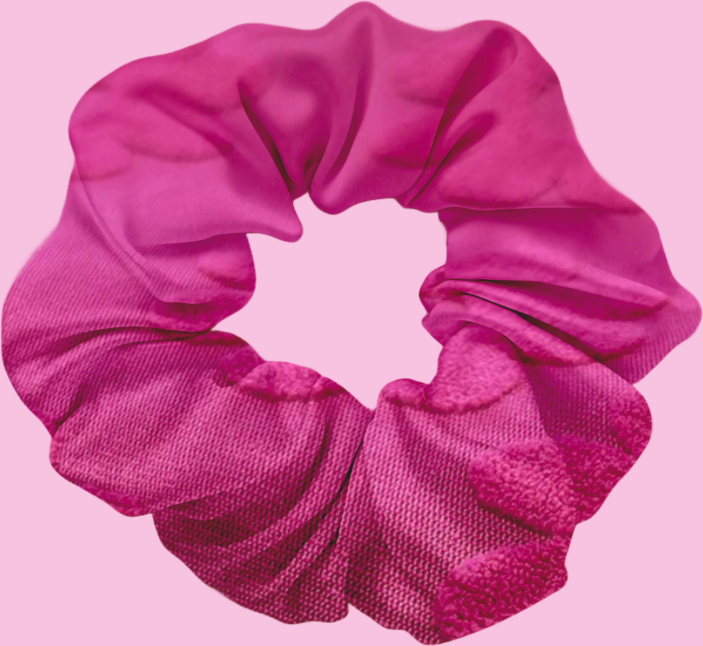 Pink Daisy Scrunchie