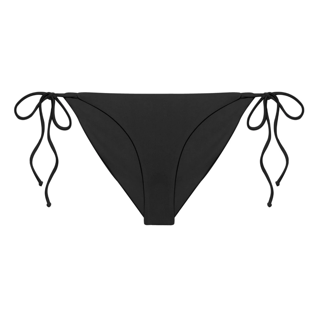 Solid Color Tie String Bikini Bottom