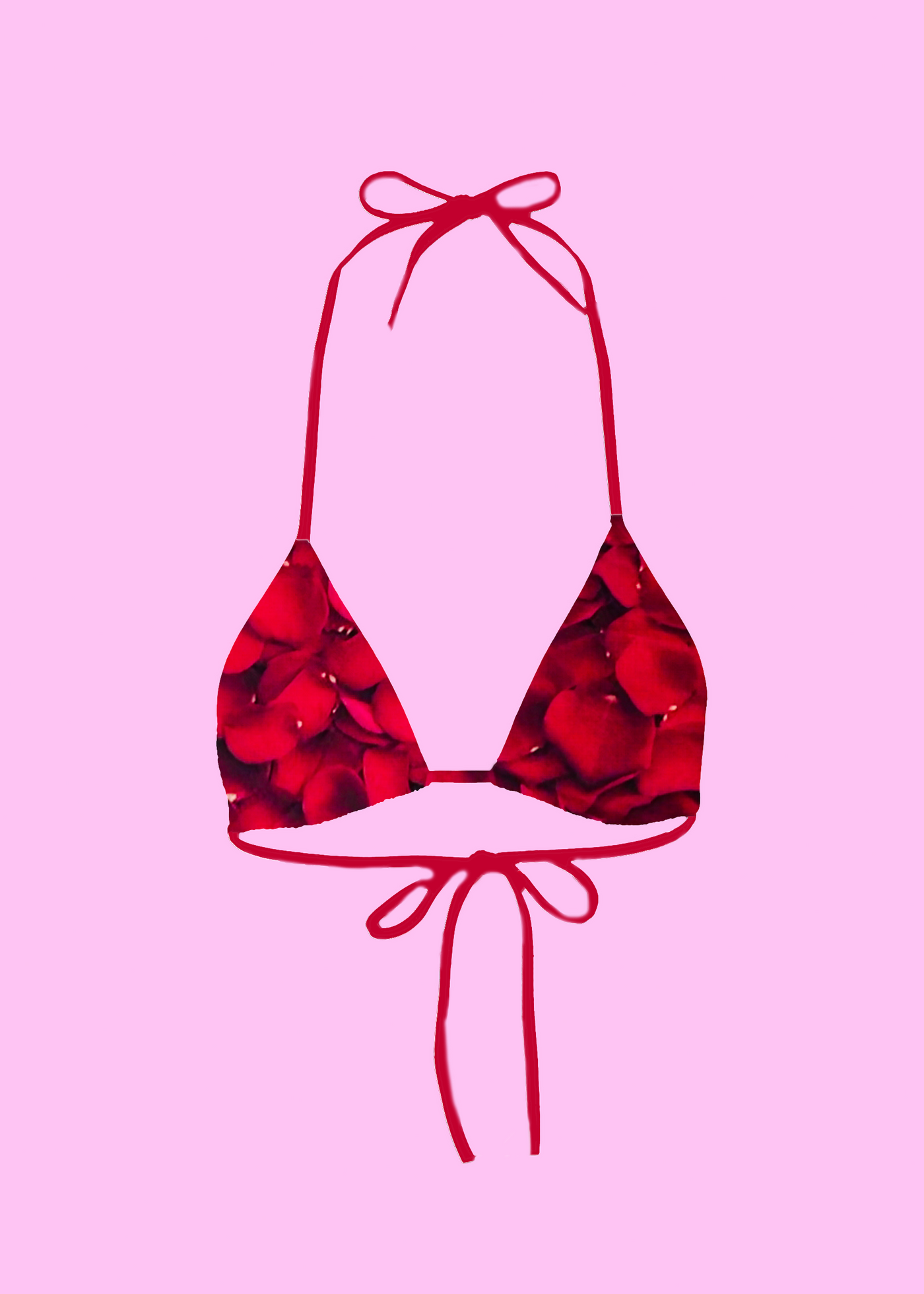 *NEW* Limited Edition Valentine's Day Rose Petal Bikini Top