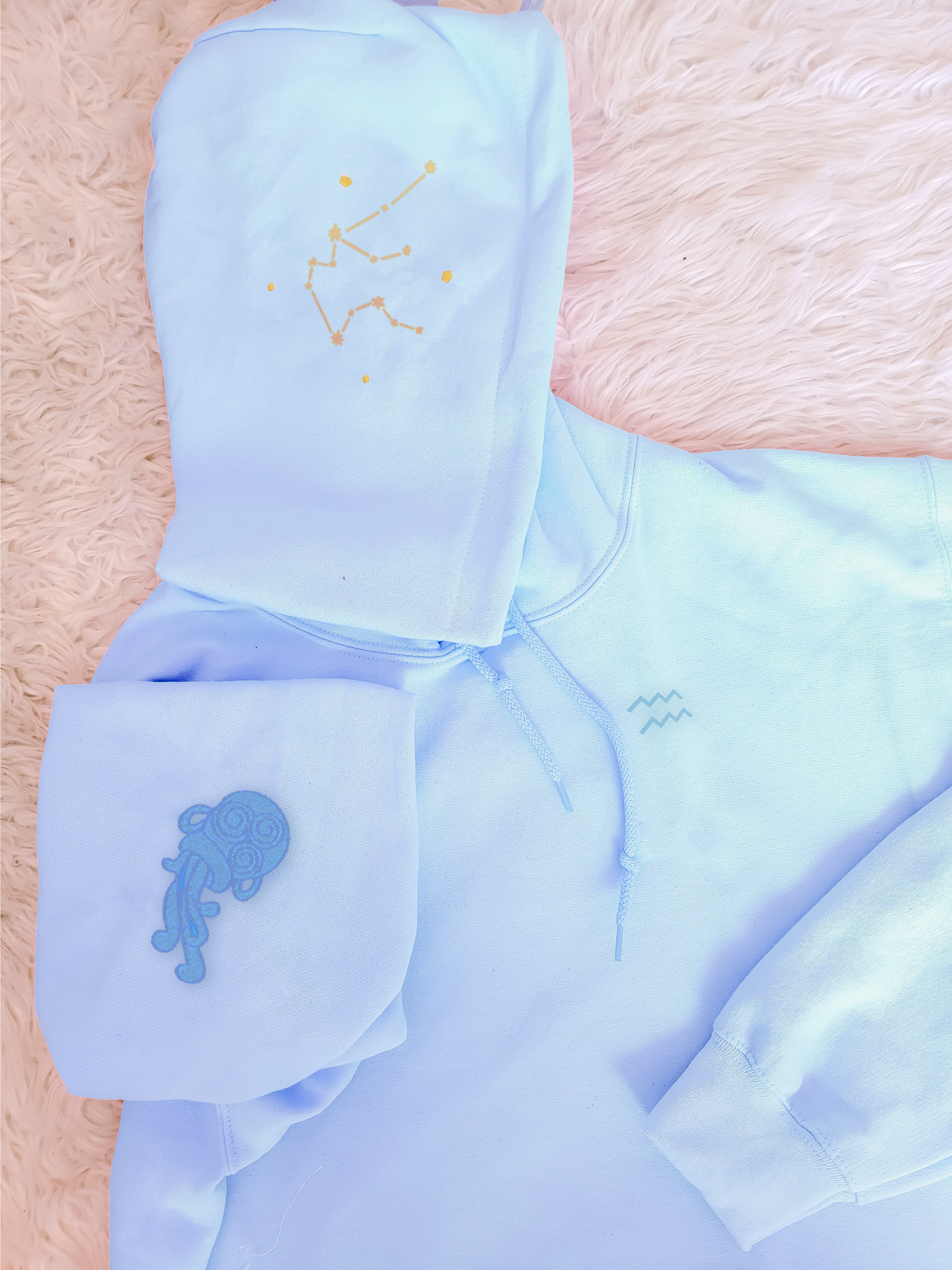 AQUARIUS Pastel Hoodie