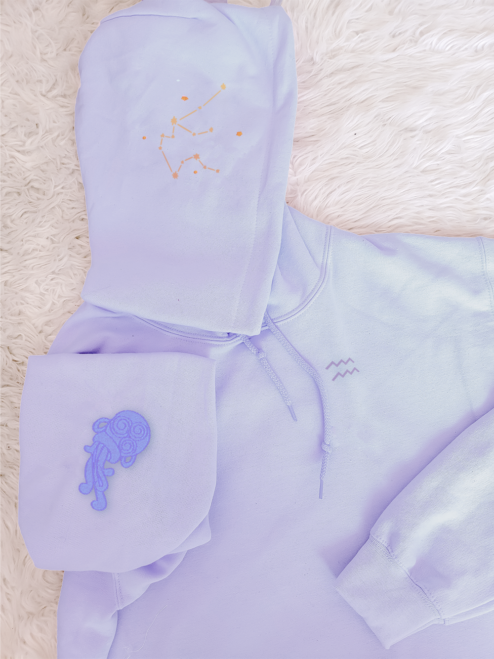 AQUARIUS Pastel Hoodie