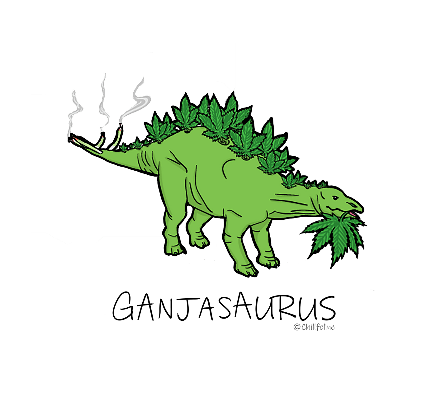 Ganjasaurus Print - Lalele